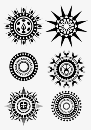 Patterned Circles Png Clip Arts