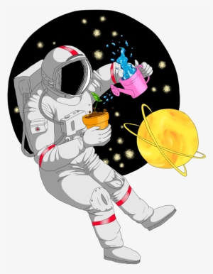 Silly Astronaut - Astronot Png