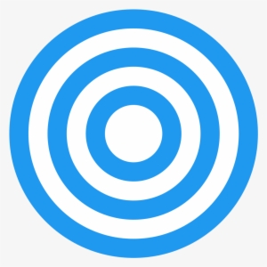 Urantia Three Concentric Blue Circles On White Symbol - Circle