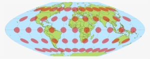 Sinusiodal Earth Circles - Mercator