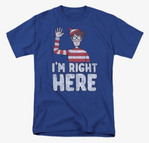 Right Here Where's Waldo T-shirt - Where's Waldo