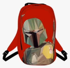 Low Poly Boba Fett Backpack - Backpack