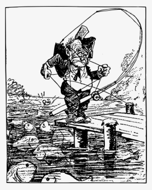 This Free Icons Png Design Of Confused Fisherman