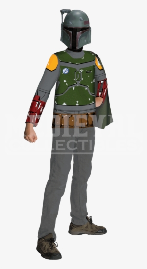 Kids Boba Fett Costume Top - Star Wars Boba Fett Child Costume Kit
