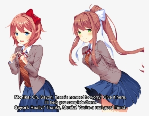 Monika Ddlc Png Clip Freeuse Library - Doki Doki Sayuri Ship