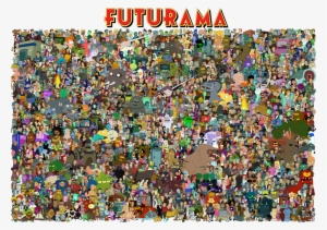 Where's Waldo - Futurama Characters