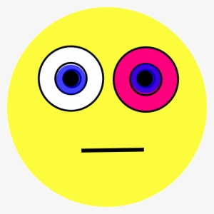 Pink Eyes Clipart Emoticon - Smiley