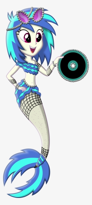 Vinyl Scratch As An Equestria Mermaid By Vectors - Mlp Vinyl Scratch Eg Deviantart