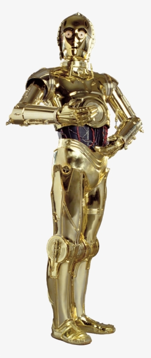 C-3po Render 02 - Roommates C-3po Giant Wall Sticker