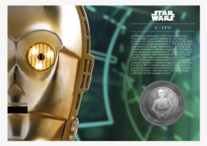 Star Wars C Po Proof Medal Cover - Star Wars