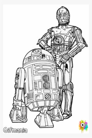 R2 D2 Y C 3po - C3po And R2d2 Drawing