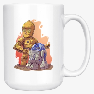 C3po And R2d2 Chibi Mug Star Wars - Star Wars R2d2 Cartoons