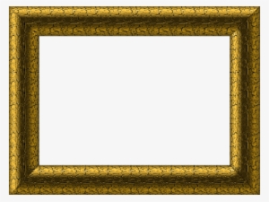 Golden Frame Transparent Images - Mirror Public Domain