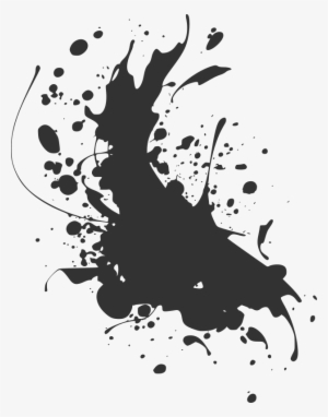Stained Free Ink Splat - Paint Splatter Clipart
