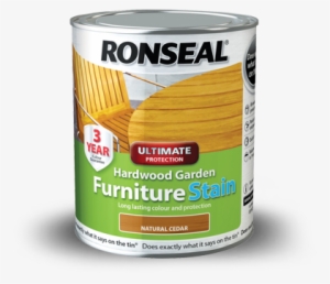 Up Garden Furniture Stain Cedar 750 - Ronseal Hardwood Furniture Stain