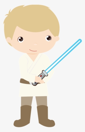 Jedi Clipart At Getdrawings - Cute Luke Skywalker Cartoon