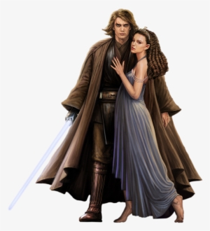Anakin & Amidala On The Eve Of Her Assassination From - Anakin Skywalker And Padme Art