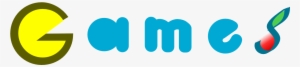 Games Logo With Pac-man Motif - Graphic Design