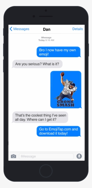 Warning My Gronk Spiking Emoji May Break Your Phone - Rob Gronkowski Phone Number