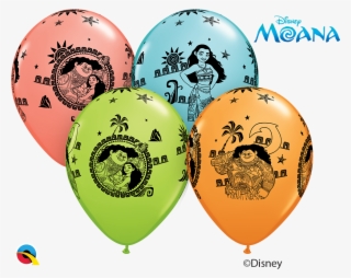 Moana & Maui - 5th Birthday Moana Balloons