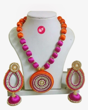 #asp19 - Silk Thread Jewellery Photos Png
