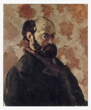 Autorretrato Delante De Un Fondo Rosa - Paul Cezanne Self Portrait 1875