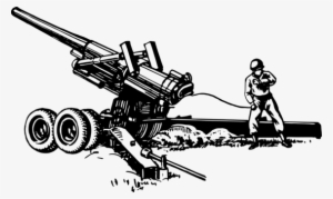 Artillery M777 Howitzer Cannon Firearm - Artillery Clipart