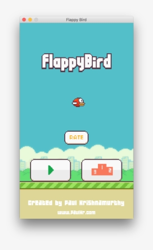 Build & Run - Flappy Bird Home Screen