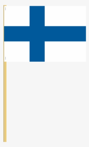 Finland Cotton Stick Flag - Finnish Flag No Background