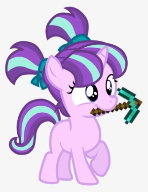 Monstie64, Cute, Diamond Pickaxe, Female, Filly, Gimp, - Mlp Young Starlight Glimmer