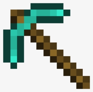 Diamond Pickaxe - Minecraft Pico De Diamante