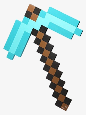 Real Life Pickaxe - Foam Diamond Pickaxe