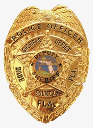 Badge Of The Miami-dade Police Department - Usmc Police Badge