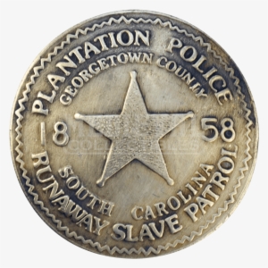 South Carolina Plantation Police Badge - Circle