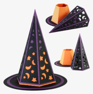 3d Midnight Witches Hat - #33779 3d Hat Box Midnight Witch