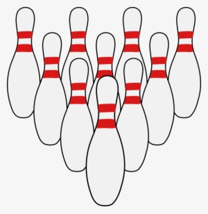 Bowling Pins Clipart - 10 Pin Bowling Clip Art