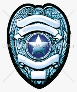 Silver Police Badge - Police Badge Clipart