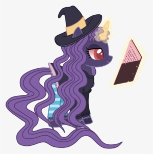 Black Mage Outfit With Hat - Illustration