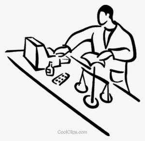 Previous - Drawing Of Pharmacist