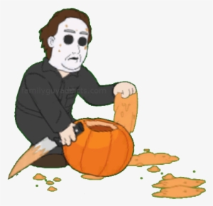 Michael Myers Carve Pumpkin - Michael Myers Family Guy Transparent