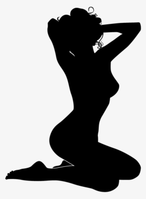 Silhouettes - Sexy Curvy Woman Silhouette