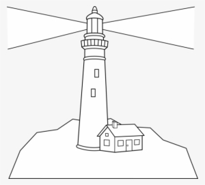 Outline Of A Lighthouse