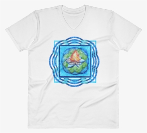 Sacred Bonfire V Neck T Shirt - Active Shirt