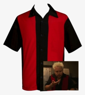 Redhot ~ Inspired By Guy Fieri - Mens Red Camp Shirt