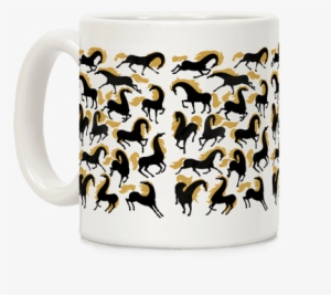 Fiery Wild Horses Coffee Mug - Horse