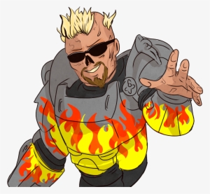 And Someone Ended Up Drawing And Responding With This - Guy Fieri Fallout Meme