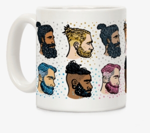 Glitter Beards, Braids And Man Buns Coffee Mug - 15 Oz. In N Out Burger Ceramic Coffee Mug