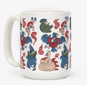 Yokai Guys Pattern Coffee Mug - T-shirt