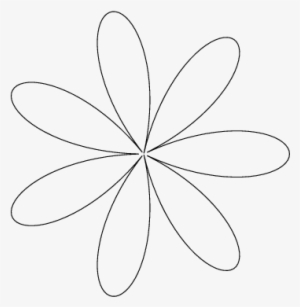 A Flower Graph F On Seven Edges (petals) - Flower Graph Png - 408x408 ...