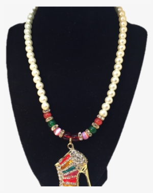 69ac27 - عقود لولي اسود في ابيض